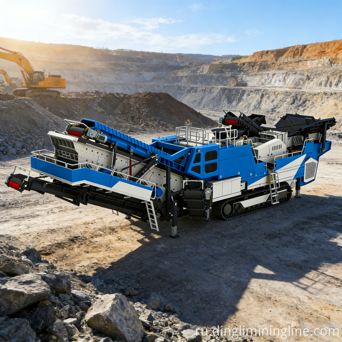 Tracked Mobile Crushing Screening Plant
